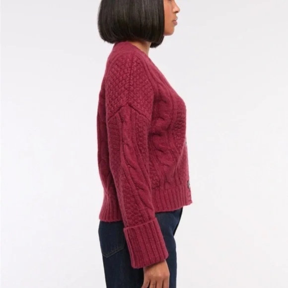 Abercrombie Seedstitch Cable Cardigan - Picture 4 of 8